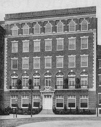 West Washington Square location in 1912